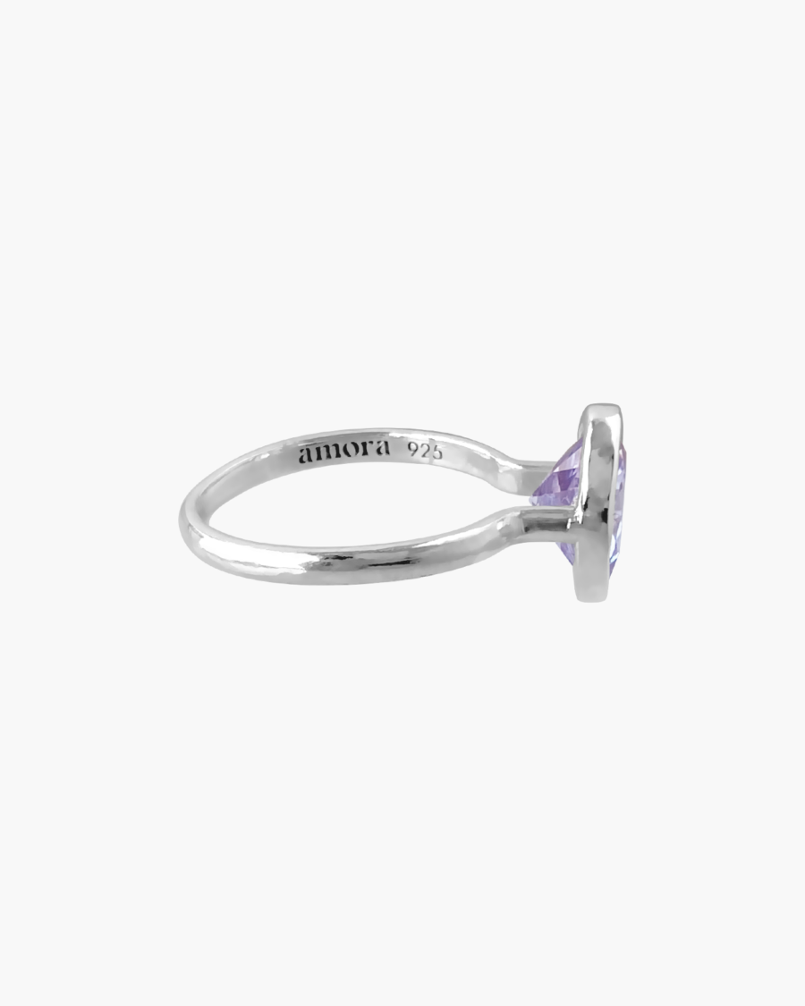 Anillo oval lila - Image 3
